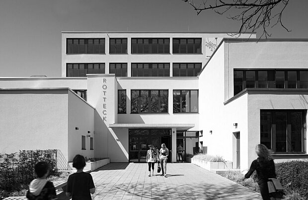 Das Rotteck-Gymnasium heute